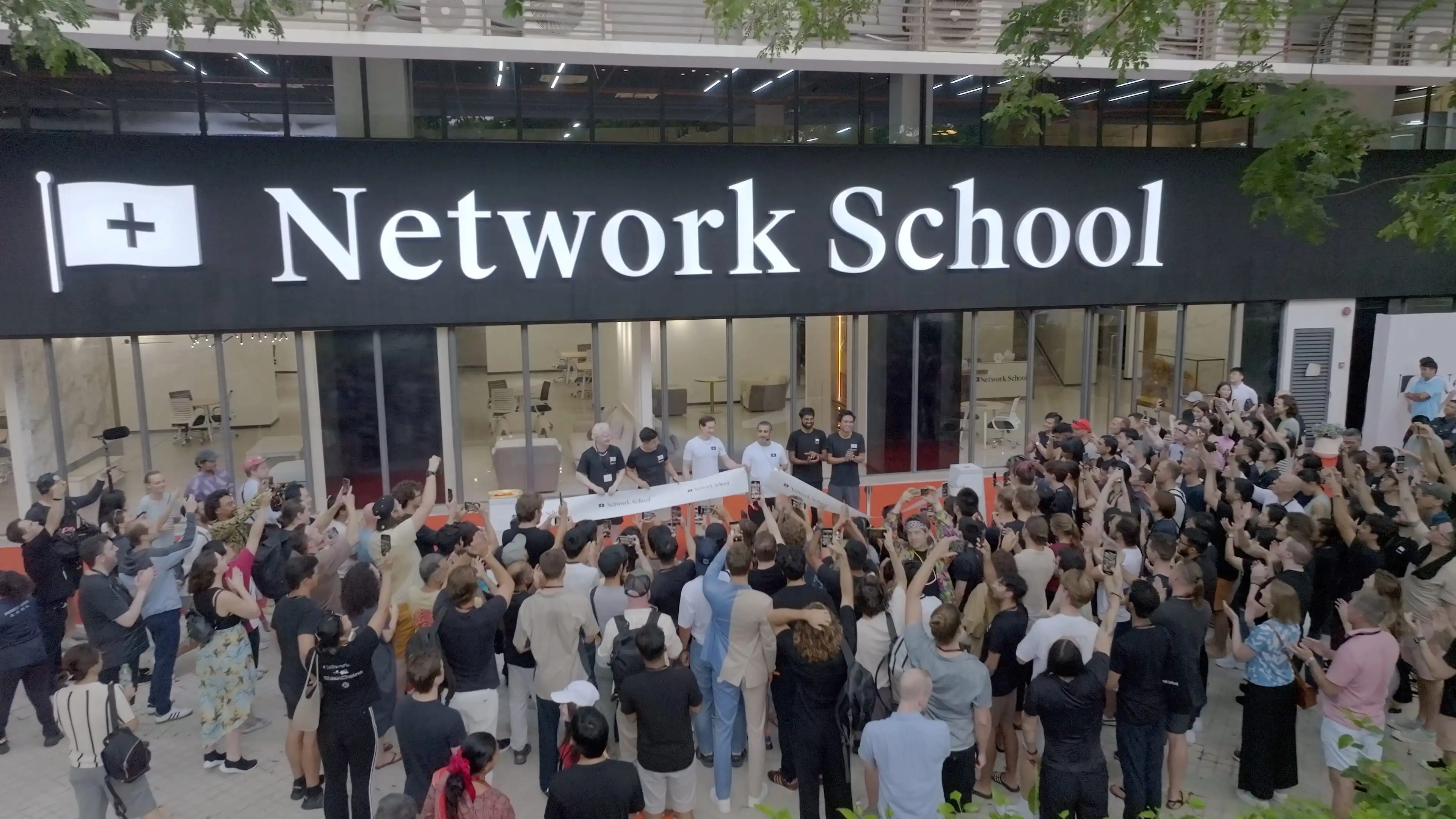 City‑scale view of the Network School vision